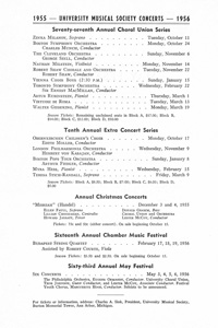 Program Book for 05-08-1955