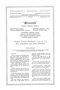Program Book for 12-03-1955