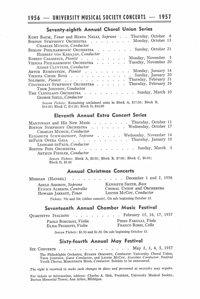 Program Book for 05-04-1956