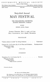 Program Book for 05-06-1956