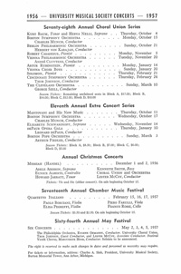 Program Book for 05-16-1956