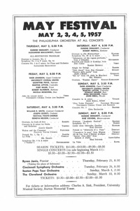 Program Book for 02-15-1957