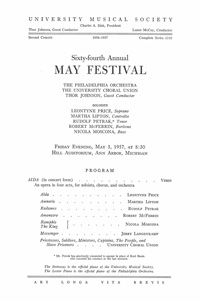Program Book for 05-03-1957