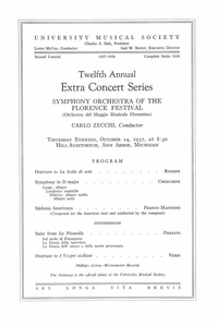Program Book for 10-24-1957