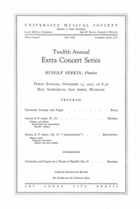 Program Book for 11-15-1957