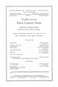 Program Book for 01-12-1958