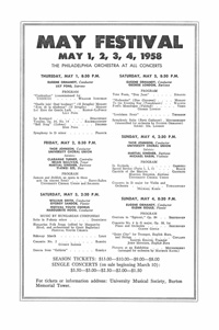 Program Book for 03-08-1958