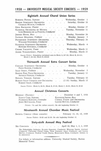 Program Book for 05-02-1958