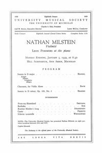 Program Book for 01-05-1959