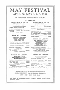 Program Book for 03-11-1959