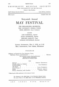 Program Book for 05-03-1959