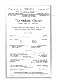 Program Book for 09-13-1959