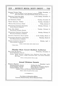 Program Book for 10-29-1959