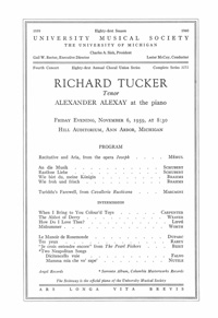 Program Book for 11-06-1959