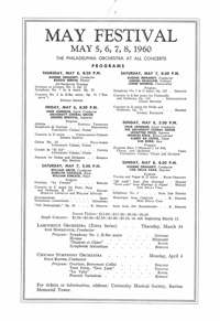 Program Book for 03-13-1960