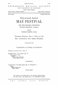 Program Book for 05-05-1960