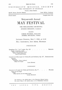 Program Book for 05-07-1960