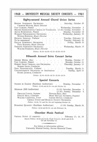 Program Book for 10-06-1960