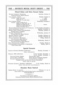 Program Book for 10-17-1960