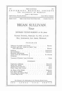 Program Book for 02-28-1961