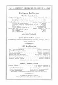 Program Book for 11-12-1961