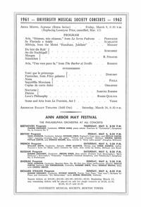 Program Book for 03-04-1962