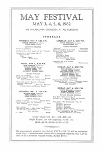 Program Book for 03-09-1962