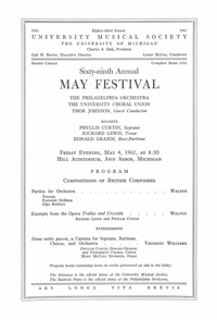 Program Book for 05-04-1962