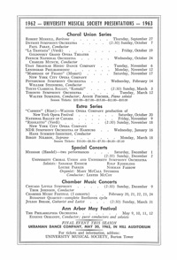 Program Book for 05-04-1962