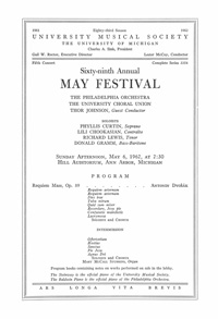 Program Book for 05-06-1962