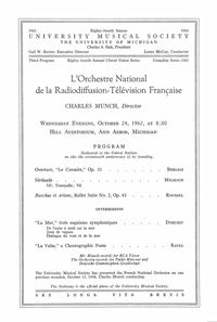 Program Book for 10-24-1962