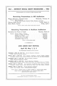 Program Book for 02-20-1964
