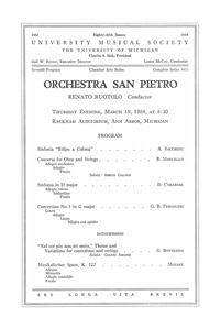 Program Book for 03-19-1964