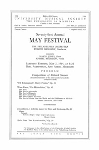 Program Book for 05-02-1964