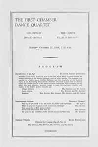 Program Book for 10-25-1964