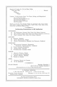 Program Book for 11-17-1964