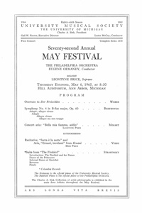 Program Book for 05-06-1965