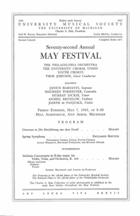 Program Book for 05-07-1965