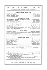 Program Book for 05-07-1965