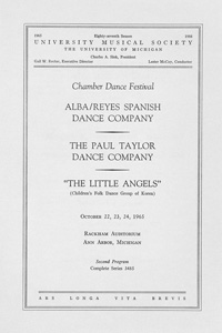 Program Book for 10-23-1965