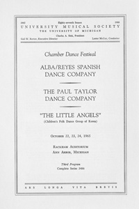 Program Book for 10-24-1965