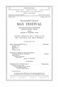 Program Book for 05-07-1966