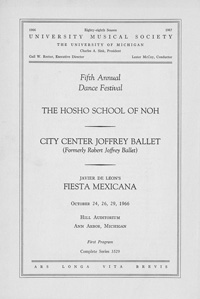 Program Book for 10-24-1966