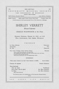 Program Book for 03-13-1967