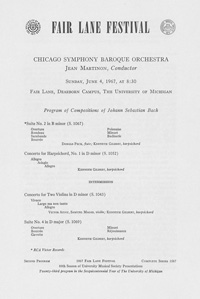 Program Book for 06-04-1967