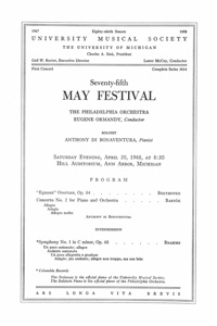 Program Book for 04-20-1968