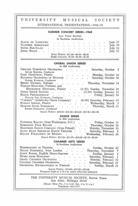 Program Book for 04-20-1968