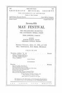 Program Book for 04-22-1968