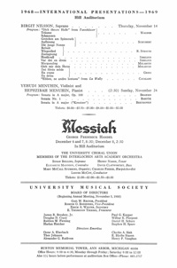 Program Book for 11-07-1968