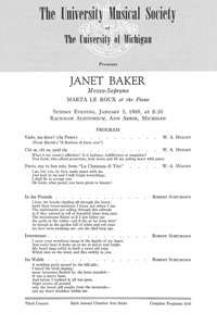 Program Book for 01-05-1969